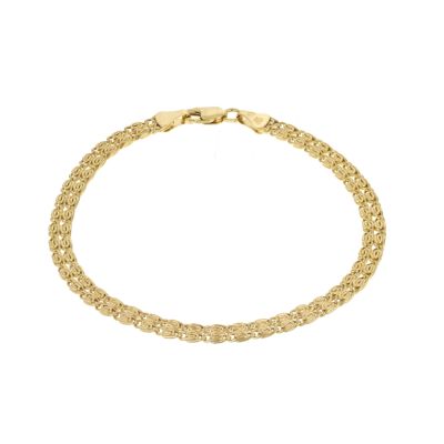 9ct Yellow Gold Double Snail Bracelet