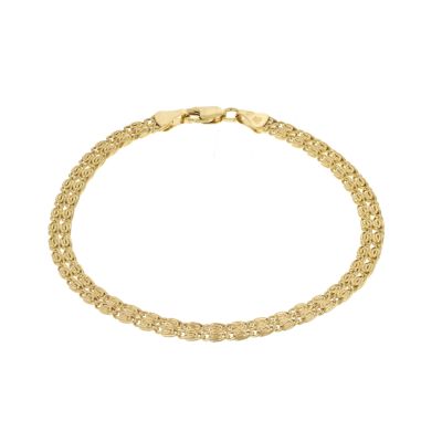 9ct Yellow Gold Double Snail Bracelet