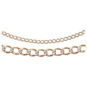 9ct Gold 7.25'' Solid Curb Bracelet