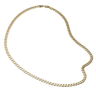 9ct gold men's 20"" curb chain