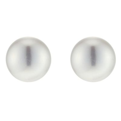 H Samuel 9ct Gold Freshwater Pearl Stud Earrings