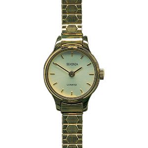 Sekonda Ladies' Gold-Plated Expander Bracelet Watch