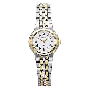 Accurist Ladiesand#39; Two-Tone Bracelet Watch