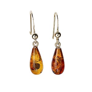9ct gold Amber Bomb Earrings