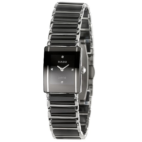 Rado Ladies Black Ceramic Bracelet Watch