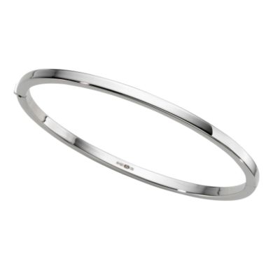 9ct white gold bangle - Product number 3365697