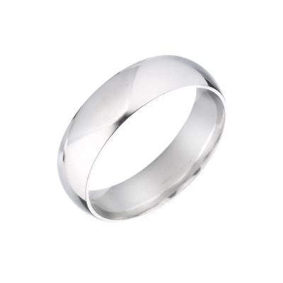 18ct White Gold Extra Heavy Wedding 4mm Ring