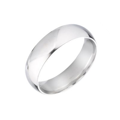 18ct White Gold Extra Heavy Wedding 5mm Ring