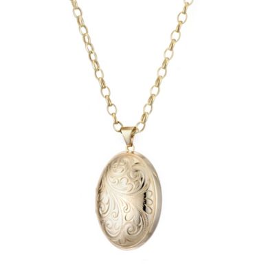 samuel 9ct gold locket h samuel 9ct yellow gold