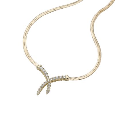 9ct gold half carat diamond necklace