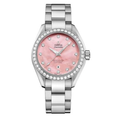 Omega Seamaster Aqua Terra 150M Ladies' Bracelet Watch Ernest Jones