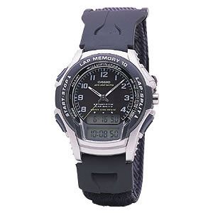 Menand#39;s Lap Timer Digital/Analogue Combination Watch