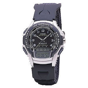 Menand#39;s Lap Timer Digital/Analogue Combination Watch