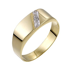 9ct Gold Diamond Set Ring