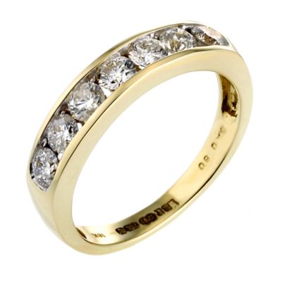 18ct Gold 1/2 Carat Diamond Eternity Ring