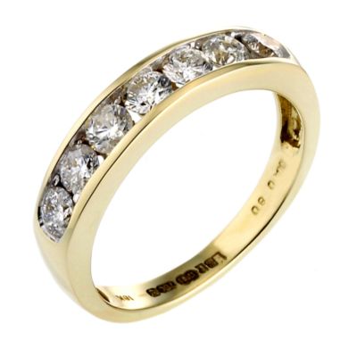 18ct Gold Half Carat Diamond Eternity Ring  H.Samuel