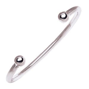 Men's Silver Torque Bangle - Product number 3476197