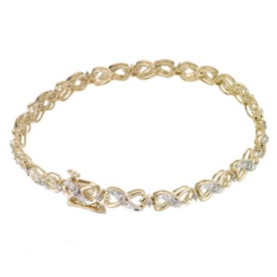 9ct yellow gold half carat diamond - Product number 3483916