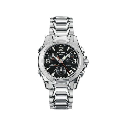 Tissot PR100 X men's stainless steel chronograph watch