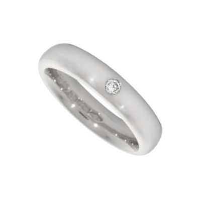 Ladies' 9ct white gold diamond wedding ring - Product number 3511103