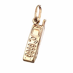 9ct gold Mobile Phone Charm