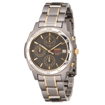 Seiko Menand#39;s Chronograph Bracelet Watch