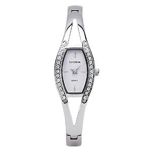 Sekonda Ladies' Stone-Set Bangle Watch