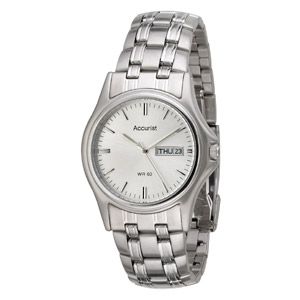 Accurist Men's Silver Bracelet Watch