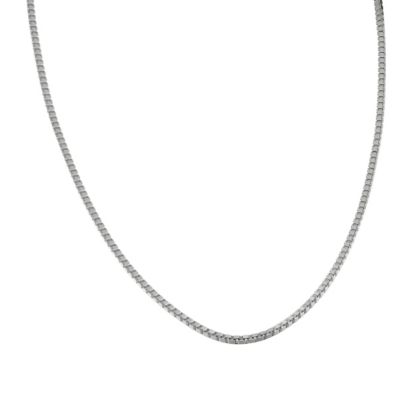 H Samuel Sterling Silver 18` Box Chain