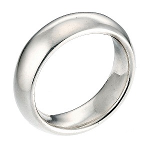 Unbranded Menand#39;s Plain Silver Ring - Small