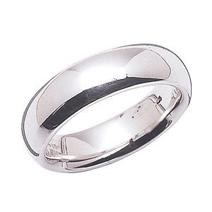 Men's Silver Plain Ring - Medium - Product number 3527484