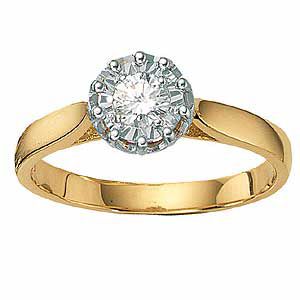 18ct Gold Diamond Ring - Product number 3538729