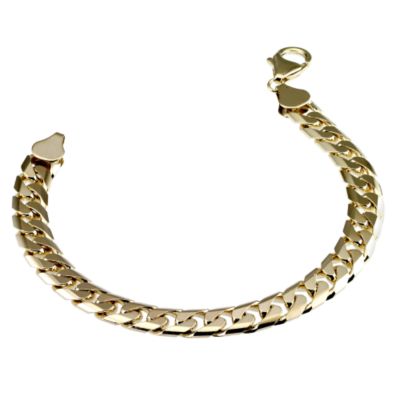9ct Yellow Gold 8" Men's Bracelet - Product number 3543633