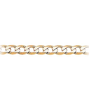 9ct gold 8.5 Solid Curb Bracelet