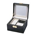 Classics - Black Leather Jewellery Box