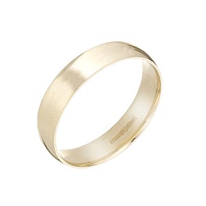 9ct gold Menand#39;s 5mm Wedding Ring