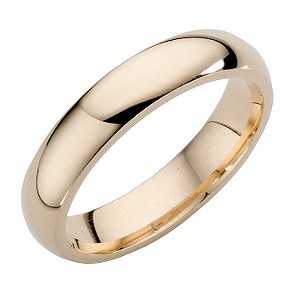 9ct Yellow Gold Superweight Court Ring