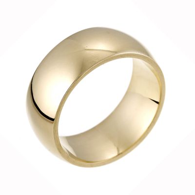 9ct Yellow Gold Super Heavy Weight Court Ring