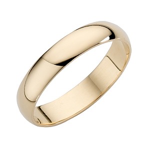 18ct Yellow Gold Extra Heavyweight Wedding 4mm Ring