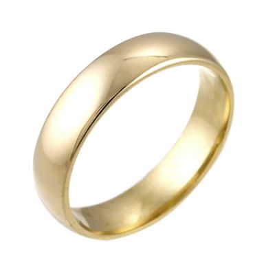 18ct Yellow Gold Extra Heavyweight Wedding 5mm Ring