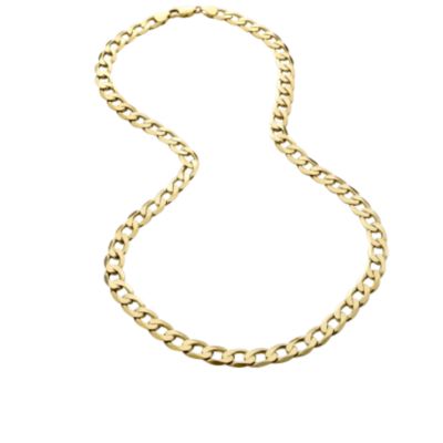 9ct gold men's 20"" curb chain - Product number 3677125