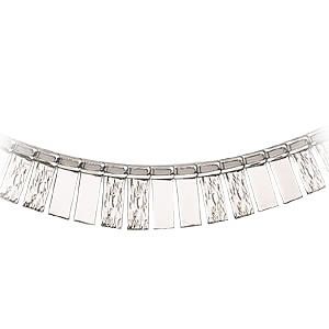 9ct White Gold 16'' Venetian Necklace