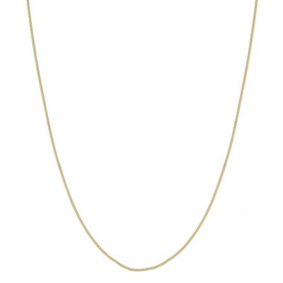9ct Yellow Gold 18" Curb Chain - Product number 3791114
