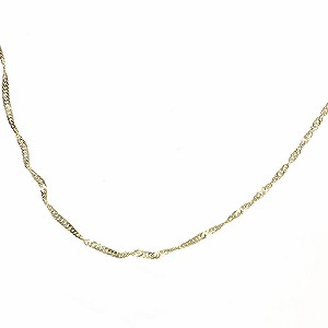 9ct gold 16 Twisted Curb Chain