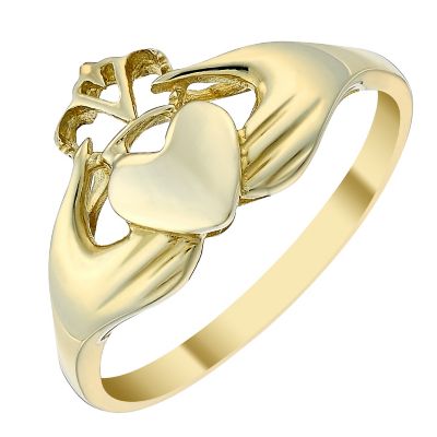 9ct Gold Claddagh Ring H.Samuel