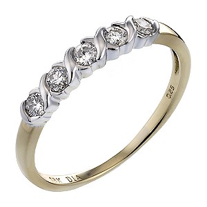 18ct Gold Quarter Carat Diamond Eternity Ring