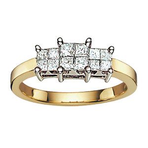 18ct Gold Diamond Ring - Product number 3881555