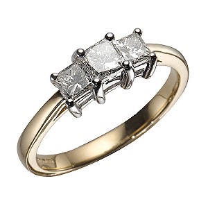 Unbranded 18ct Gold 1 Carat Diamond Ring
