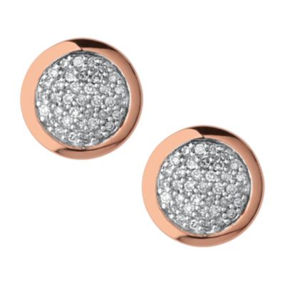 rose gold earrings ernest jones