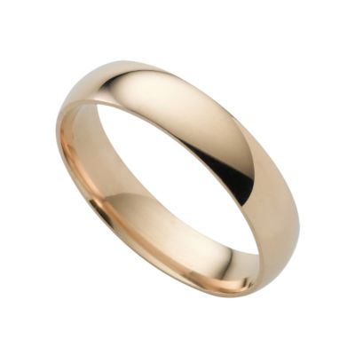 18ct gold extra heavy 5mm court ring